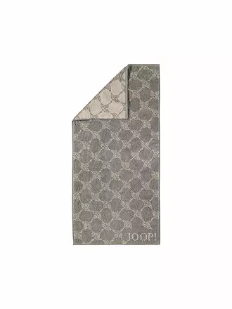JOOP | Handtuch "Cornflower" 80x150cm (schwarz) | grau